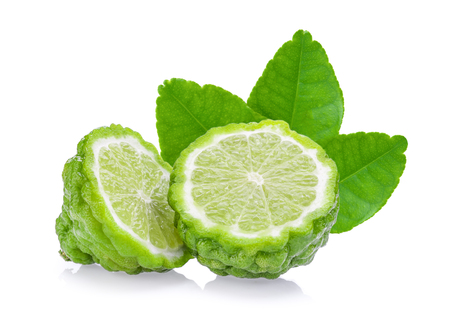 Bergamot isolated on white backgroundの写真素材