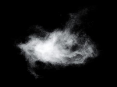clouds on black backgroundの写真素材
