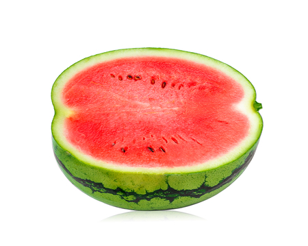 water melon isolated on white backgroundの写真素材