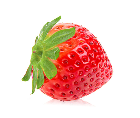 Strawberry isolated on the white backgroundの写真素材