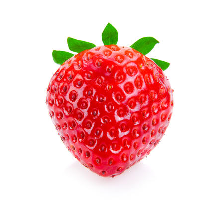 Strawberry isolated on the white backgroundの写真素材