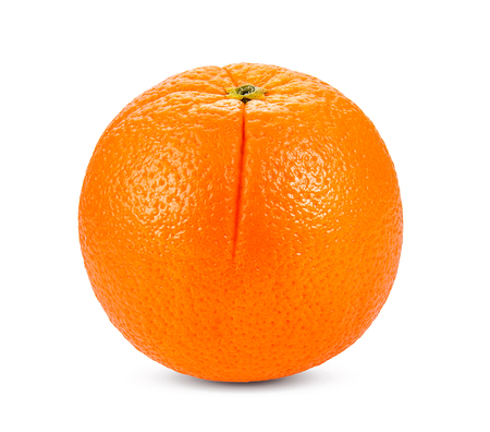 orange isolated on white backgroundの写真素材