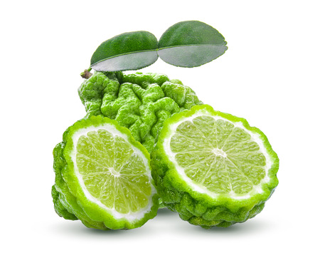 Bergamot isolated on white backgroundの写真素材