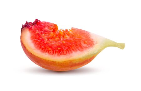Fresh figs isolated on white backgroundの写真素材