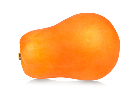 papaya on white backgroundの写真素材