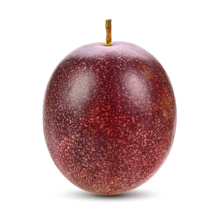 passionfruits isolated on white background Full depth of field with clipping path.の写真素材