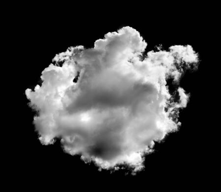 clouds on black backgroundの写真素材