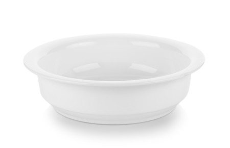 bowl on white backgroundの写真素材