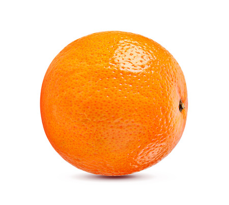 orange fruit isolated on white backgroundの写真素材