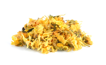 dried chrysanthemum flowersの写真素材