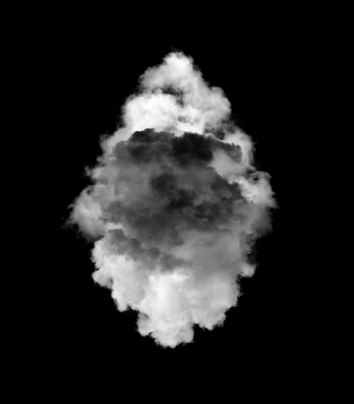 Cloud shape on backの写真素材