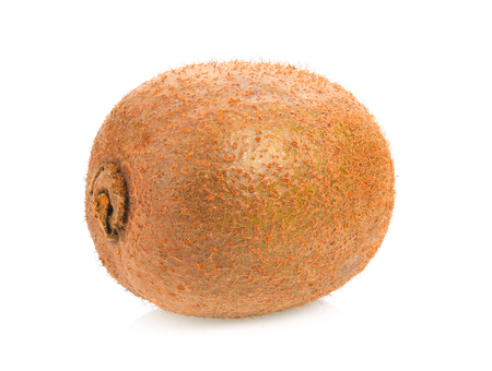 kiwi fruit on white backgroundの写真素材