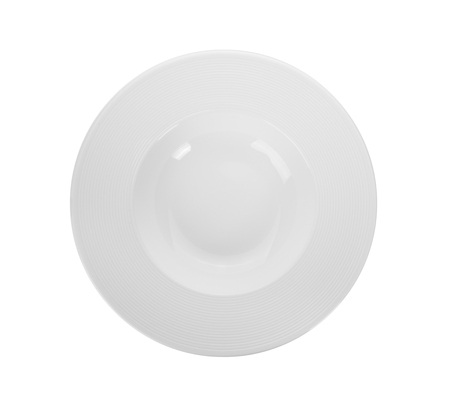 plate on white background. top viewの写真素材