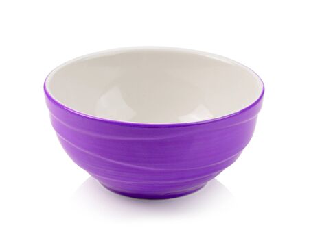 bowl on white backgroundの写真素材