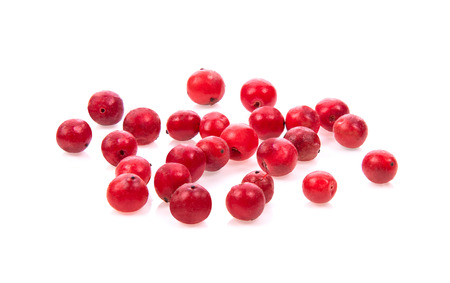 pink peppercorn on white backgroundの写真素材