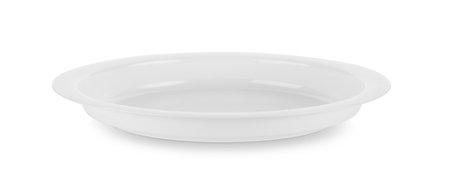 white bowl isolated on white backgroundの写真素材