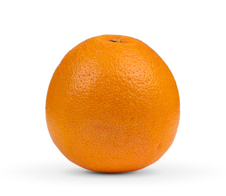 grapefruit citrus fruit isolated on white backgroundの写真素材