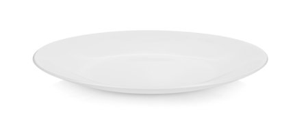 plate isolated on white backgroundの写真素材