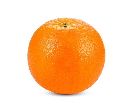orange isolated on white backgroundの写真素材