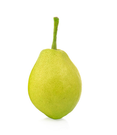 pear isolated on white backgroundの写真素材