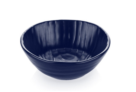 ceramic bowl isolated on white backgroundの写真素材