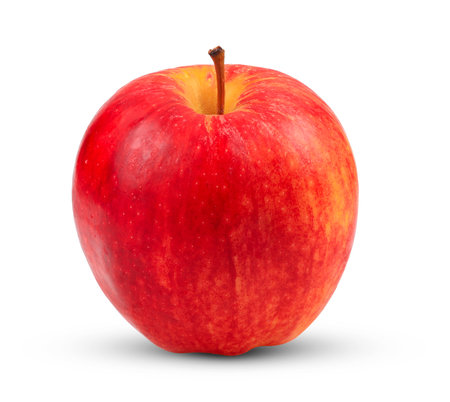 Apple isolated on white backgroundの写真素材