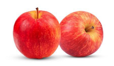Apple isolated on white backgroundの写真素材