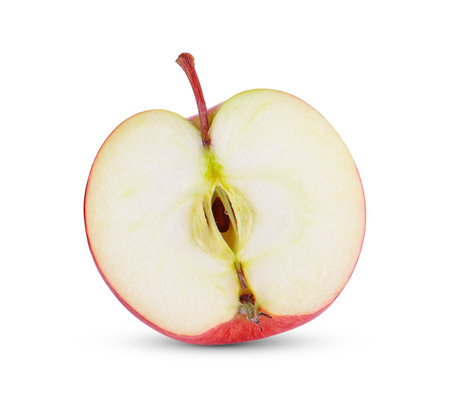 Apple on alpha layer backgroundの写真素材