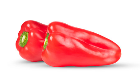 Chili pepper isolated on a white backgroundの写真素材