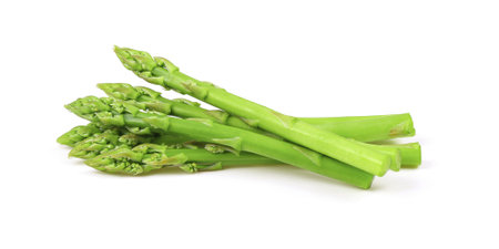 Asparagus isolated on white backgroundの写真素材