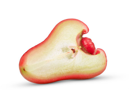 Rose apple isolated on white backgroundの写真素材