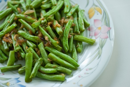 Fried green beans