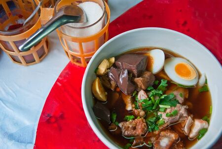 chinese rice noodleの写真素材