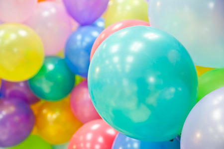 Group of colorful balloonsの写真素材