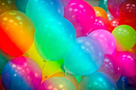 Group of colorful balloonsの写真素材