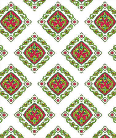 Thai art patternのイラスト素材