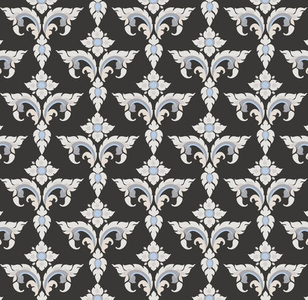 Thai art pattern, Backgroundsのイラスト素材