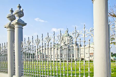 Fence of Anantasamakom palace in Bangkok Thailandのeditorial素材