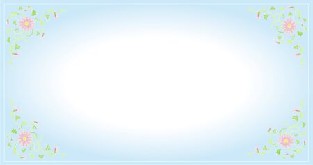 Flowers Frameのイラスト素材