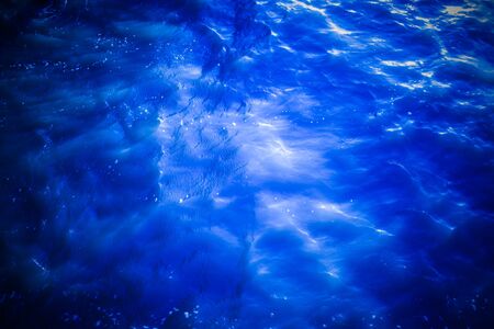 Blue water surface pattern, Backgroundsの写真素材