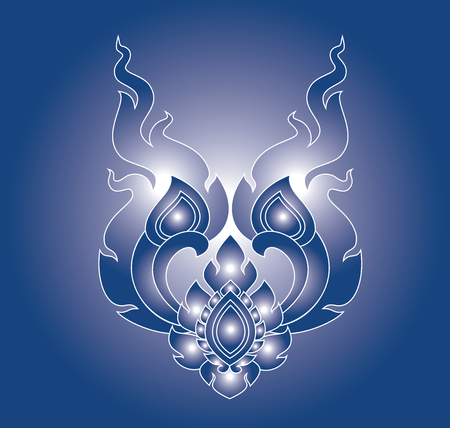 Thai art pattern, background illustration.のイラスト素材