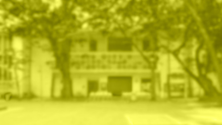 Chairs and building in Silpakorn University Thailandの写真素材