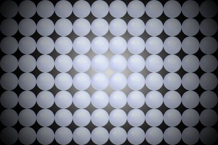 White golf ball pattern, Backgroundsの写真素材
