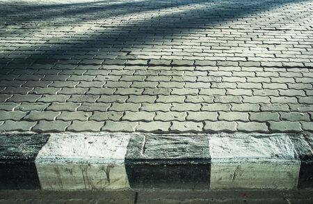 Closeup old footpath in Bangkok, Backgrounds