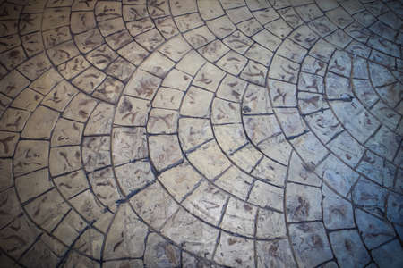 Pavement decorative tile surface background, Design and texture concept patternの写真素材