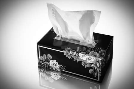 Tissue box mockup white tissue box no text for packaging, Backgroundsの写真素材