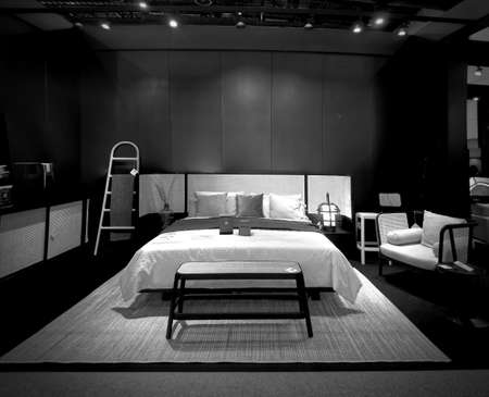 Display bedroom set in Home and Garden Exhibition 2021 Show at BITEC Bangna, Bangna-Trad road Bangna...