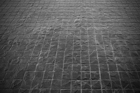 Old brick pavement texture pattern, backgroundの写真素材
