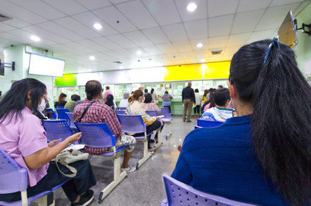 December 26, 2024, Patients were sitting in waiting room to receive treatment from a doctor at...