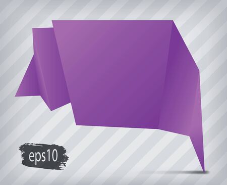 greeting origami card vector のイラスト素材